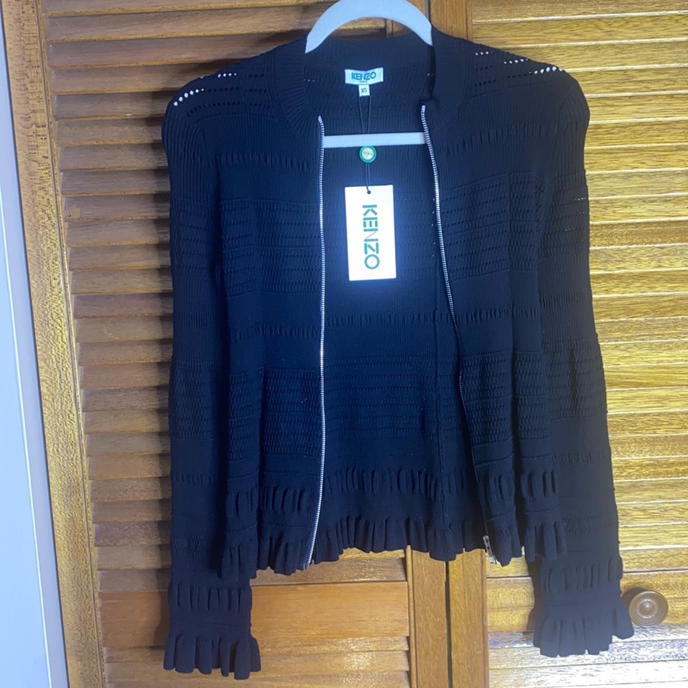 Kenzo zipped high collar gardig